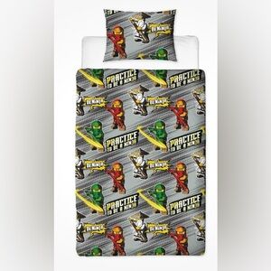 LEGO Ninjago Twin Bedding Set Duvet Cover + Pillowcase